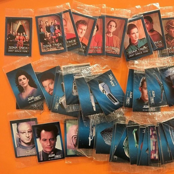 Star Trek The Next Generation & Deep Space 9 Frito-Lays Mini Card Complete Set - Picture 1 of 3